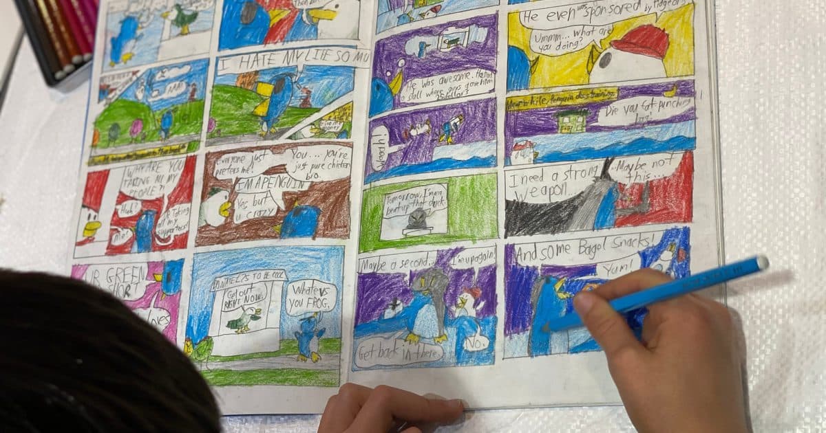 Comic Book Workshop, Hampstead School of Art